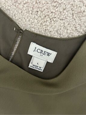 J. Crew Olive Green Sleeveless Top